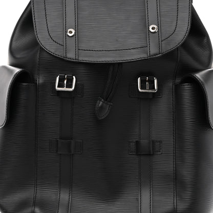 Louis Vuitton Epi Christopher Backpack PM Black 7 of 10