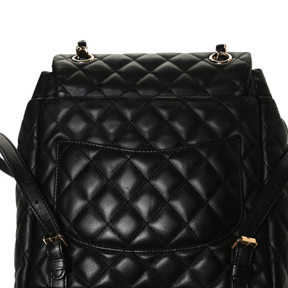 Chanel Lambskin Quilted Small Urban Spirit Backpack Black 12 of 13