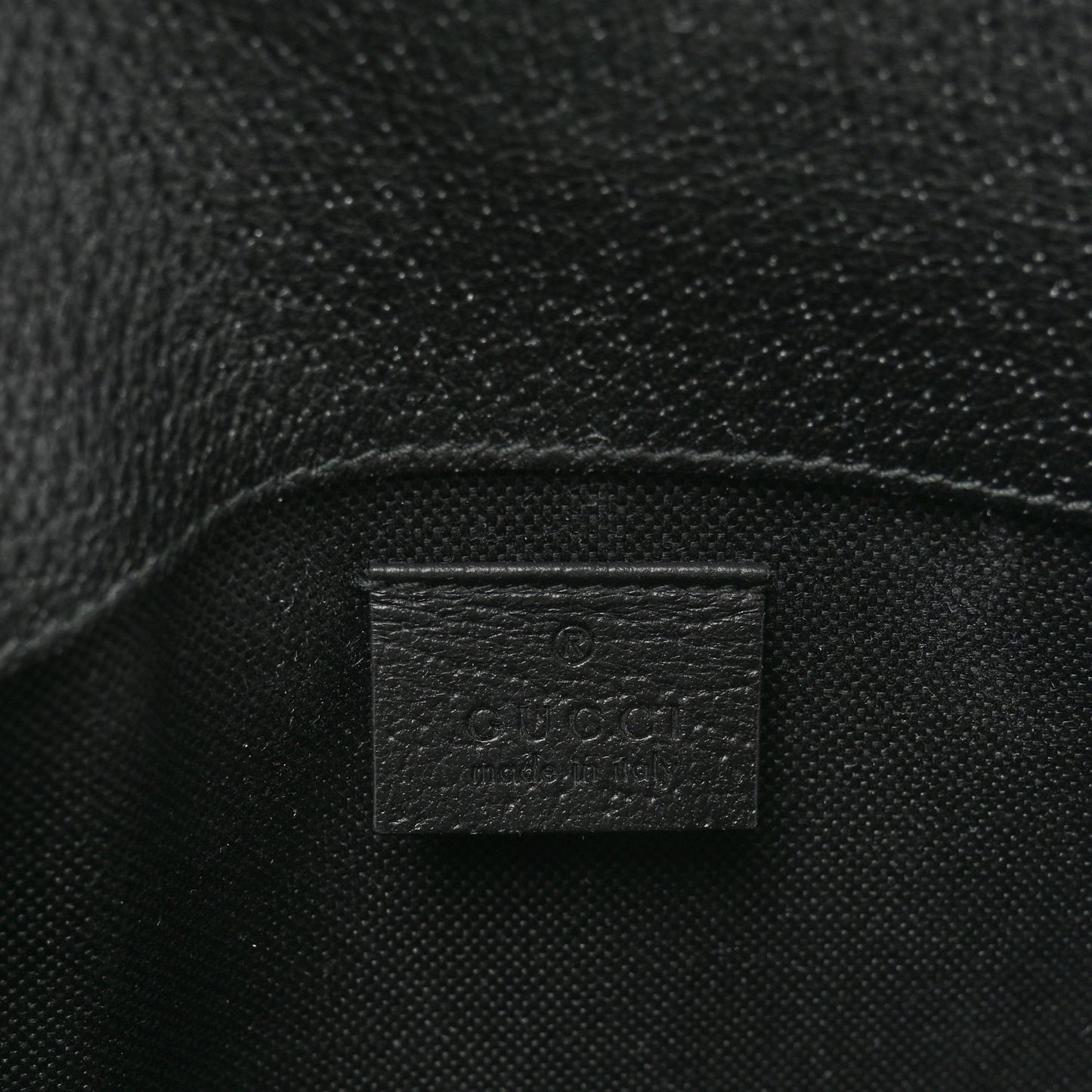 GG Supreme Monogram Psychedelic Slim Belt Bag Black