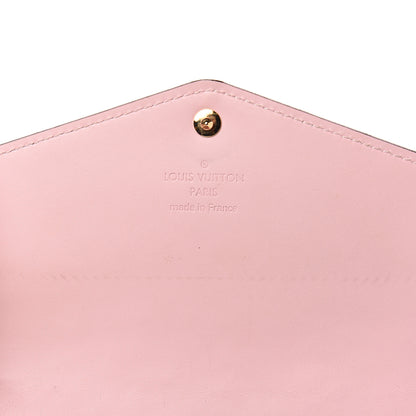Louis Vuitton Vernis Sarah Compact Wallet Rose Ballerine 5 of 11