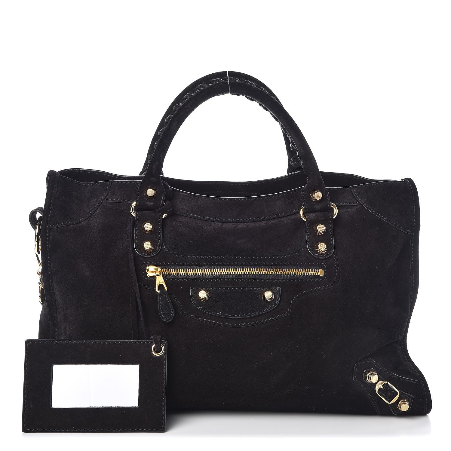 Balenciaga Baby Daim Suede Giant 12 Gold Hardware City Black 1 of 16