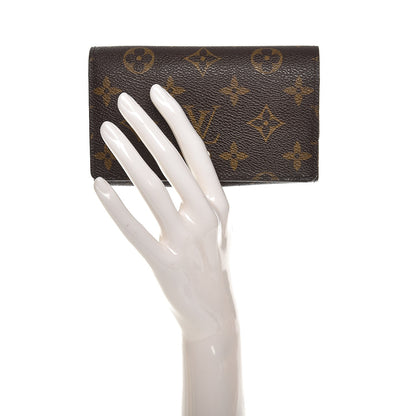 Louis Vuitton Monogram Porte-Monnaie Billets Tresor Wallet 2 of 9