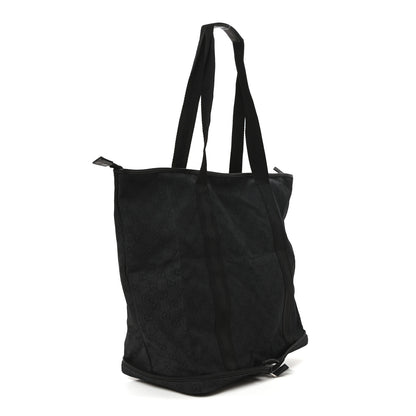 Gucci Denim Monogram Large Collapsible Travel Tote Black 3 of 10