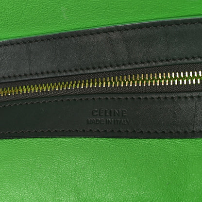 Celine Smooth Calfskin Small Tassel Cabas Phantom Gray Green 6 of 8