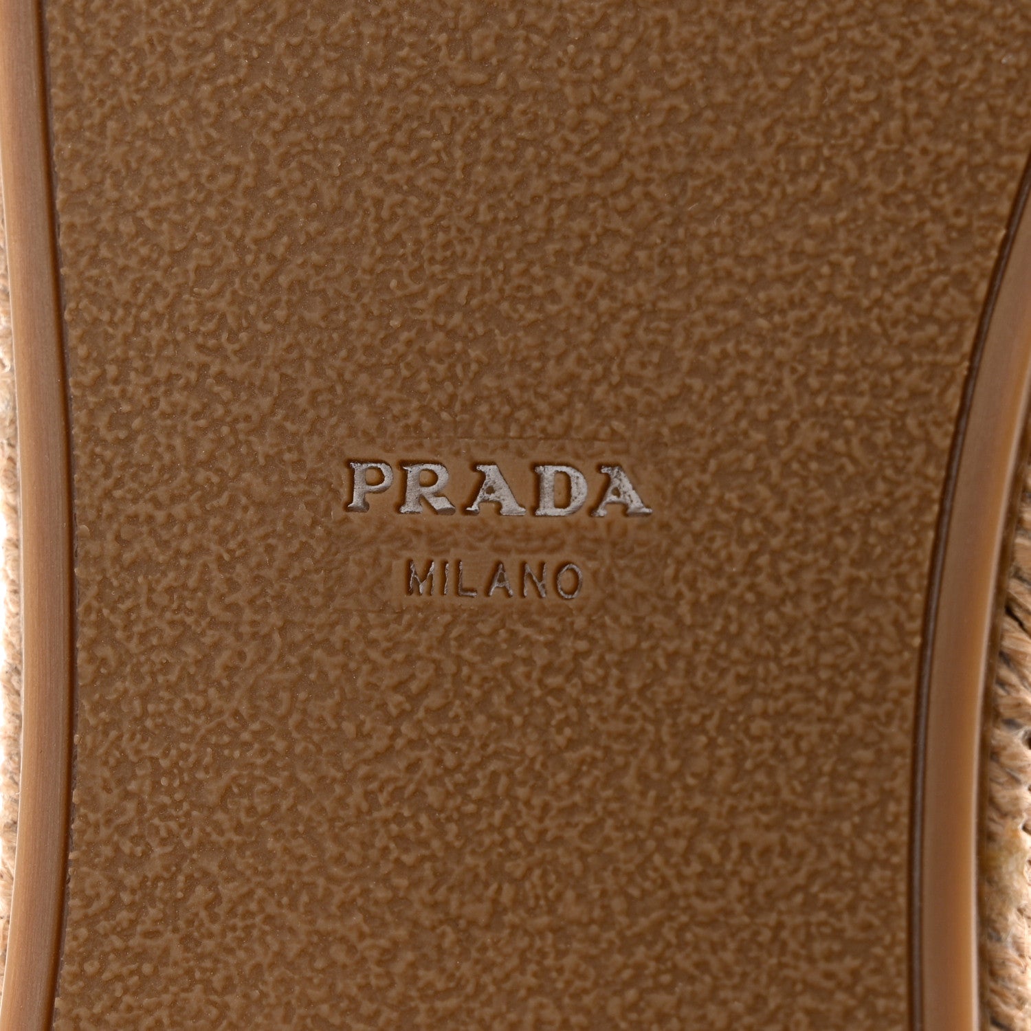 Prada Suede Jute Platfrom Espadrilles 36.5 Beige 8 of 9
