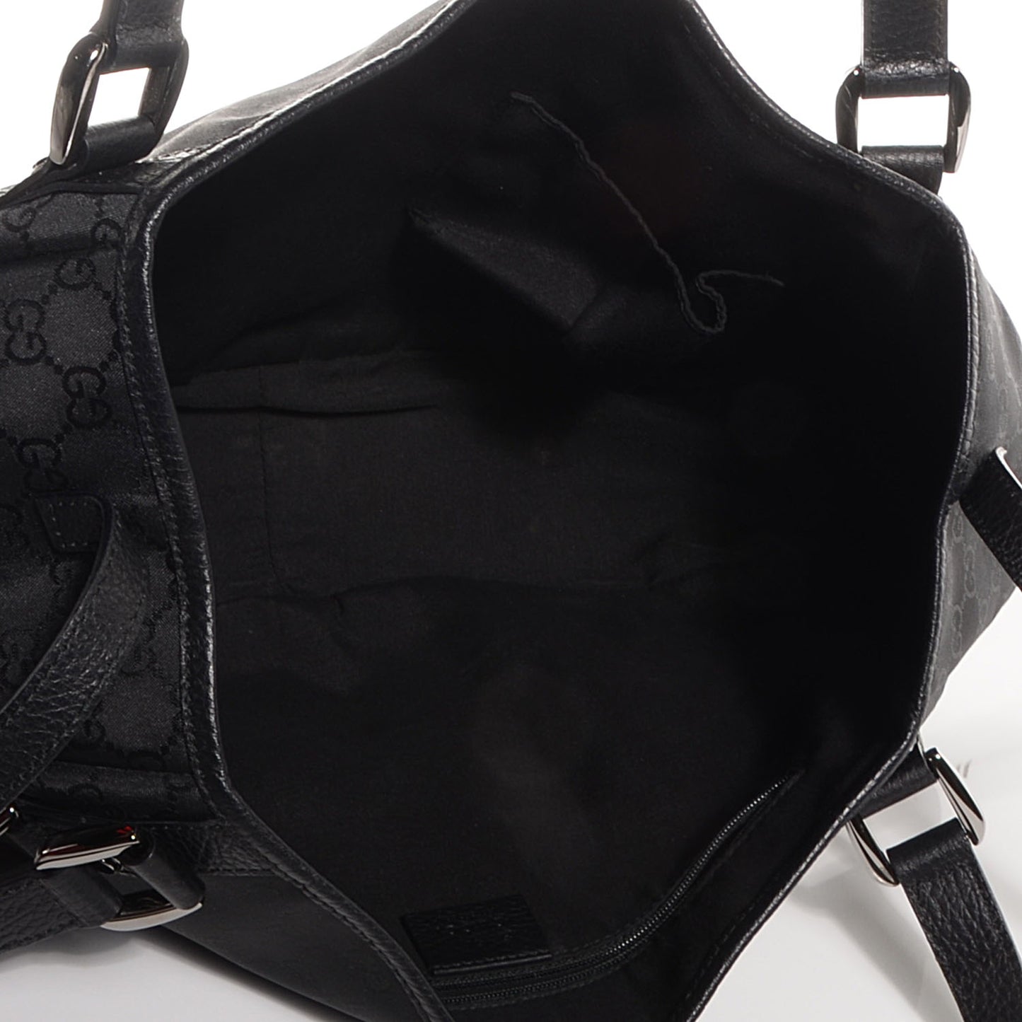 Monogram Medium Abbey Shoulder Bag Black