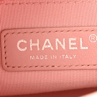 Chanel Iridescent Aged Calfskin Quilted Small Gabrielle Hobo Rose Rose 6 of 12