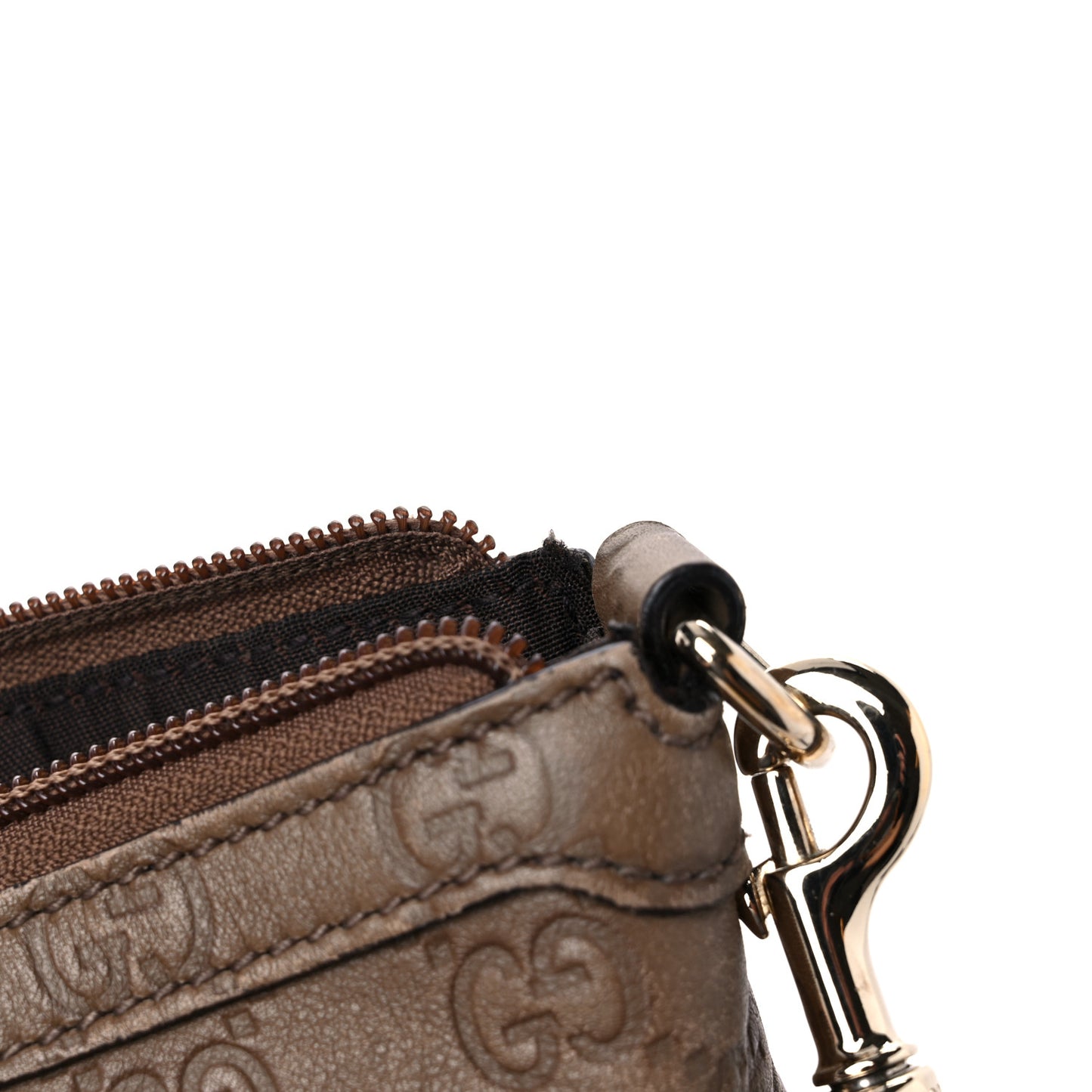 Guccissima Bamboo Top Handle Tote Brown