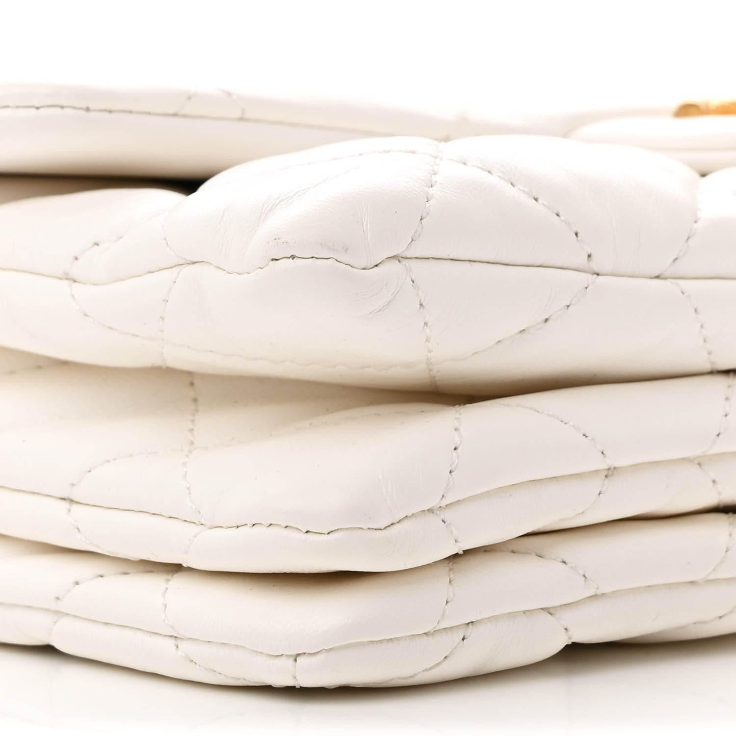 Chanel Lambskin Quilted Small Pillow Crush Flap White 8 of 10