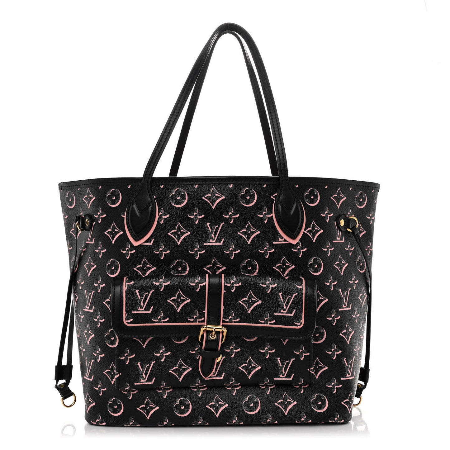 Monogram Fall For You Neverfull MM Black