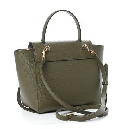 Celine Grained Calfskin Nano Belt Bag Army Green 3 of 9