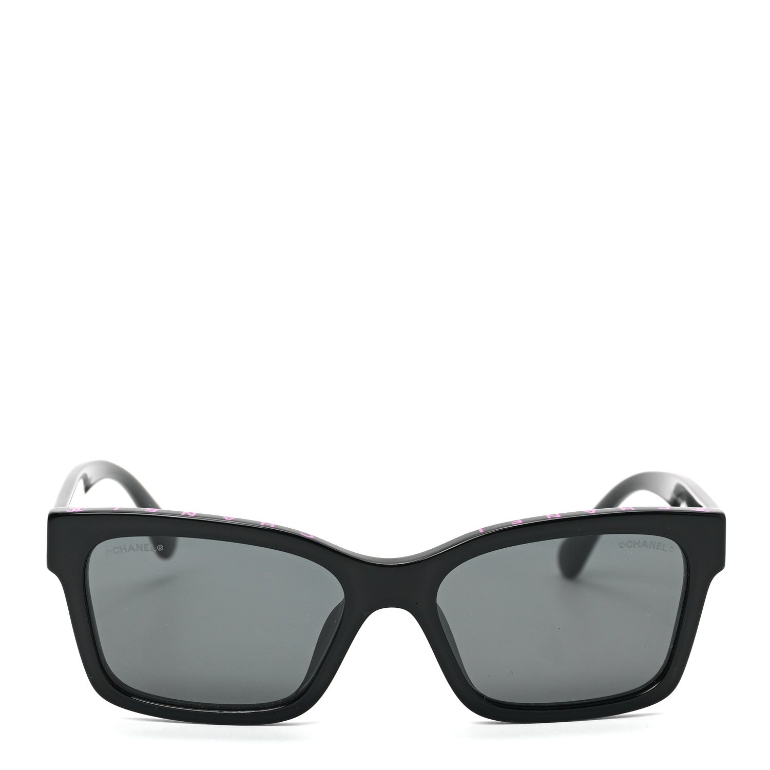 Chanel Acetate Square Sunglasses 5417-A Black 2 of 7