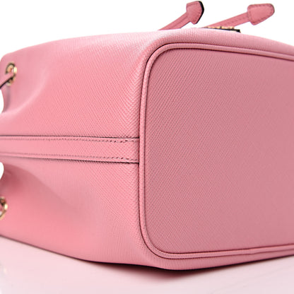 Prada Saffiano Bucket Bag Pink 8 of 9