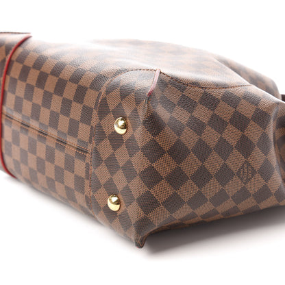 Louis Vuitton Damier Ebene Caissa Hobo Cherry 7 of 10
