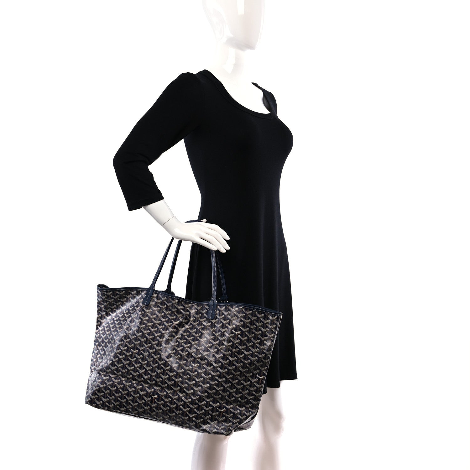 Goyard Goyardine Saint Louis GM Navy 2 of 10