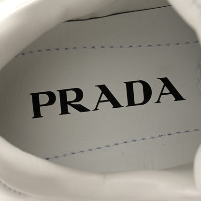 Prada Soft Nappa Triangle Logo Low Top Sneakers 36 White 5 of 12
