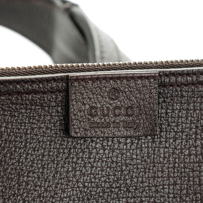 Gucci Soft Grained Calfskin Web Medium Jackie Hobo Dark Brown 6 of 7