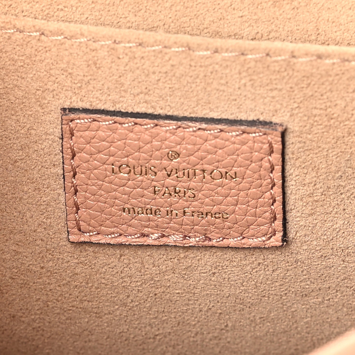 Grained Calfskin Lockme Chain Bag PM Rose Silk