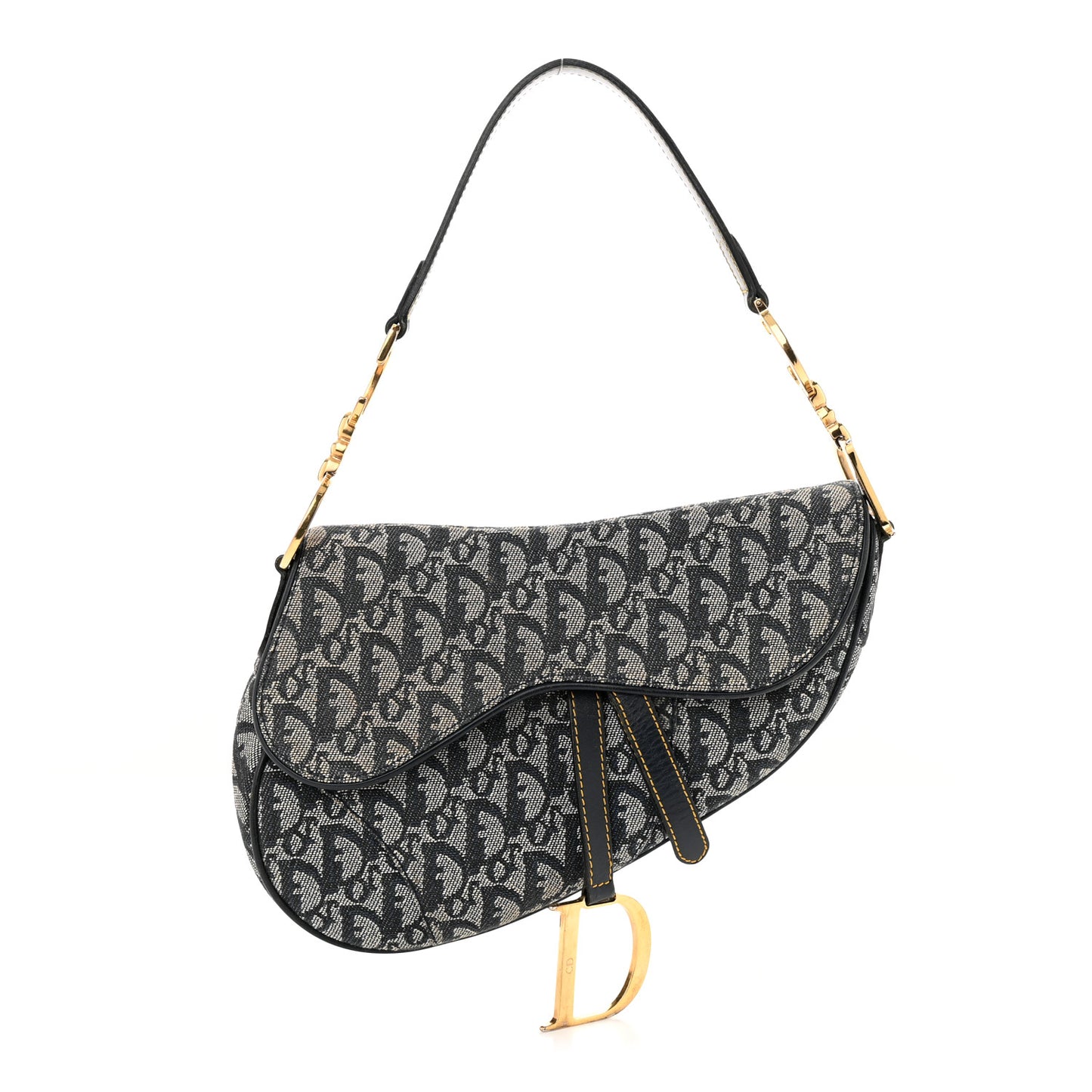 Monogram Saddle Bag Blue