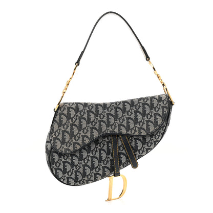 Christian Dior Monogram Saddle Bag Blue 1 of 12