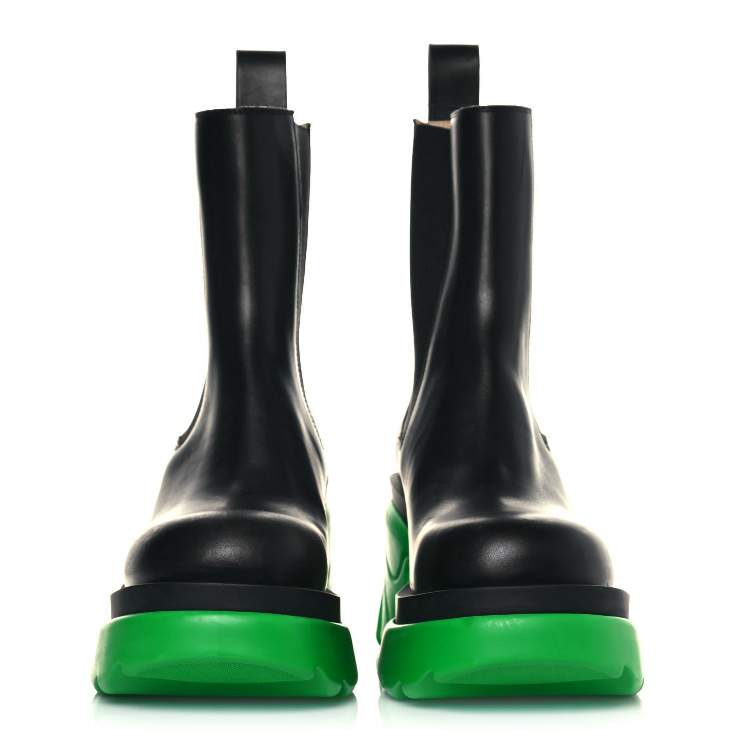 Bottega Veneta Calfskin The Flash Chelsea Boots 41 Black Grass 2 of 11