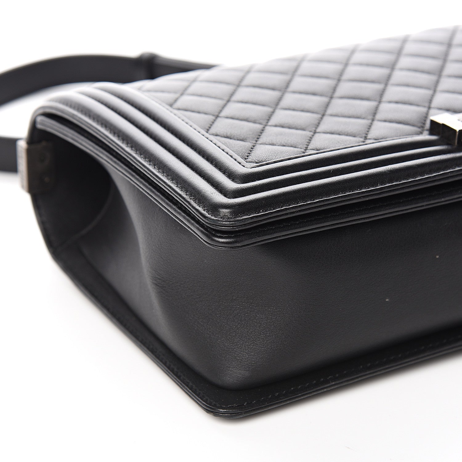 Chanel Calfskin Quilted New Medium Boy Flap Black 9 of 11
