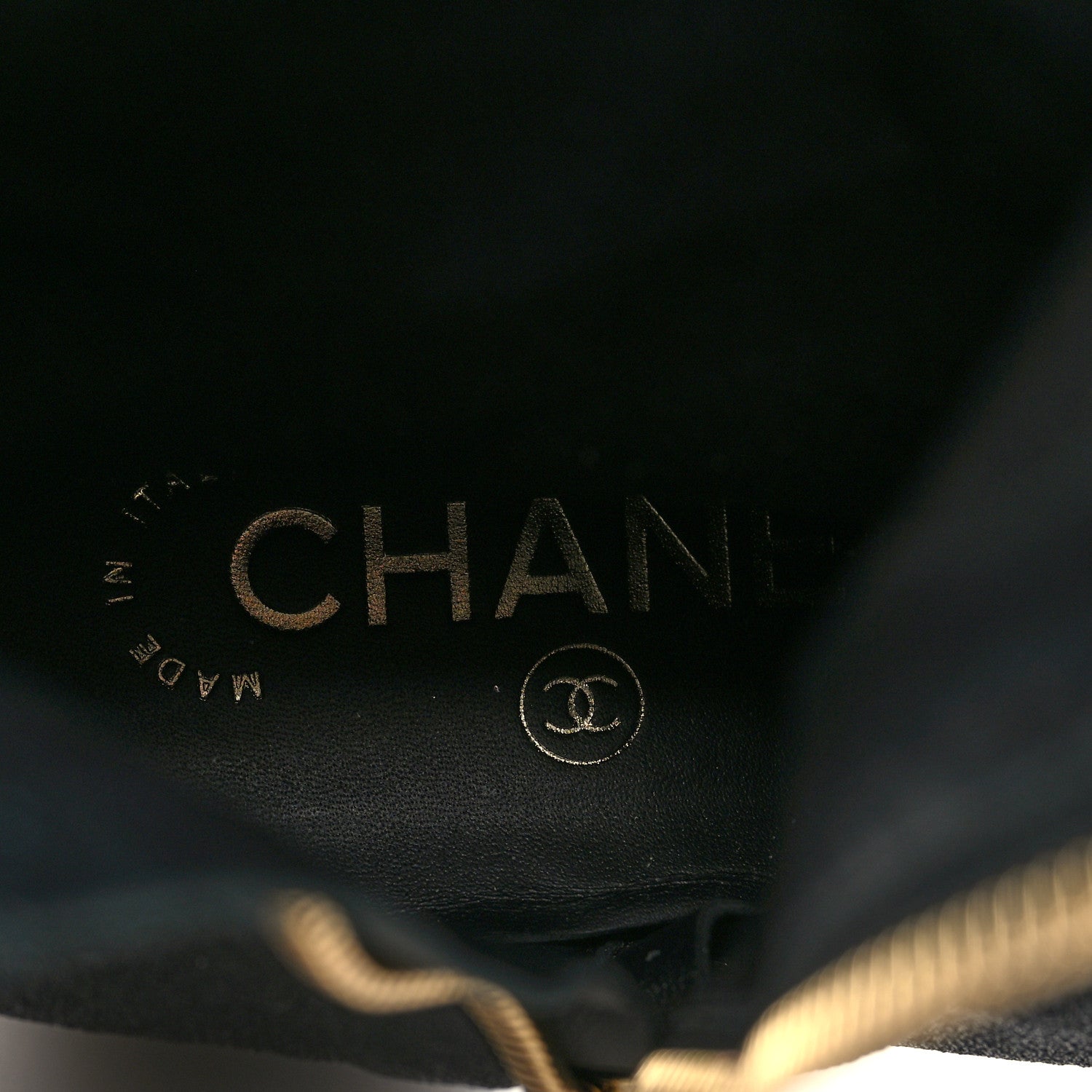 Chanel Crepe Satin CC Turnlock Ankle Boots 40.5 Black 7 of 7