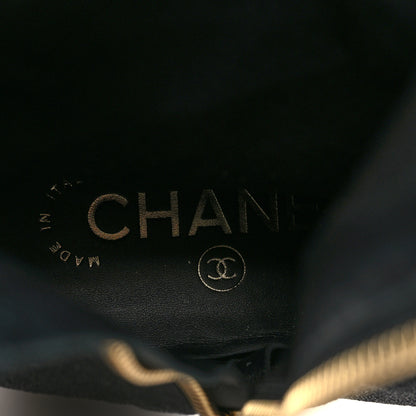 Chanel Crepe Satin CC Turnlock Ankle Boots 40.5 Black 7 of 7