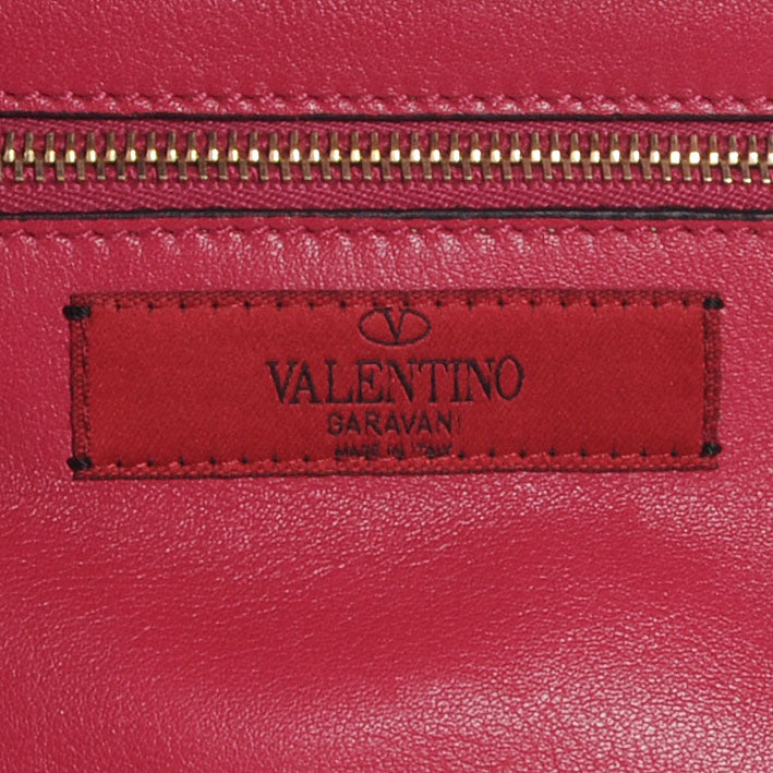 Valentino Garavani Vitello Mini Rockstud Tote Cyclamin 6 of 7