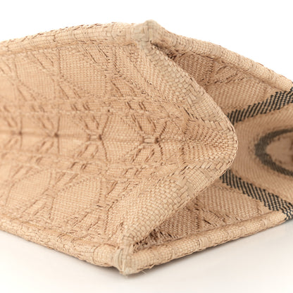 Christian Dior Raffia Cannage Large Book Tote Natural 10 of 11