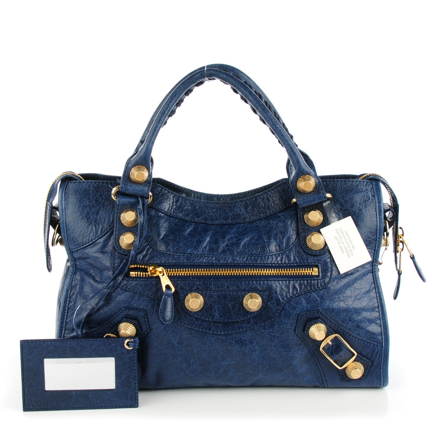 Balenciaga Agneau Giant 21 Gold Hardware City Bleu Roi 1 of 9