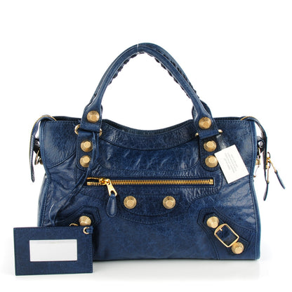 Balenciaga Agneau Giant 21 Gold Hardware City Bleu Roi 1 of 9
