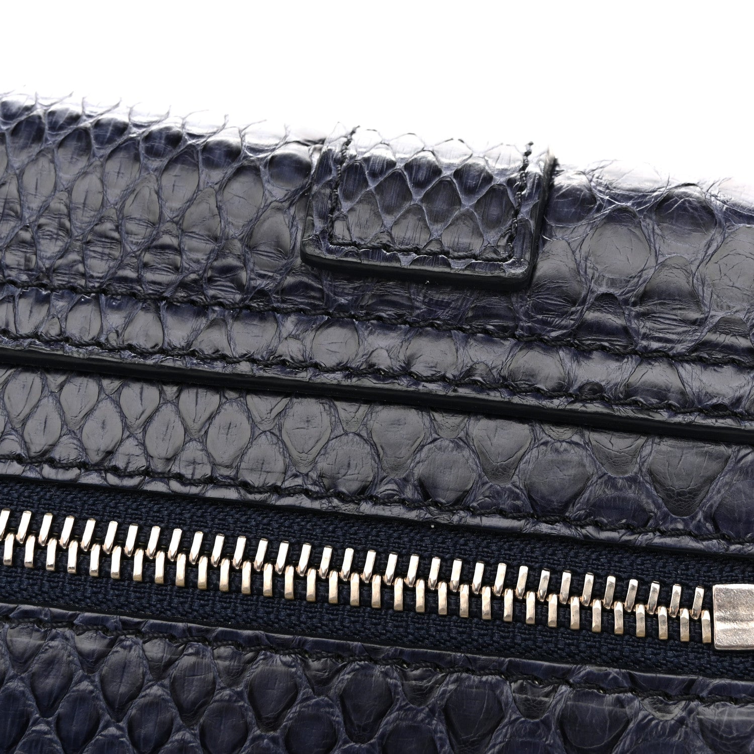 Proenza Schouler Snakeskin PS1 Pochette Clutch Blue 1861936