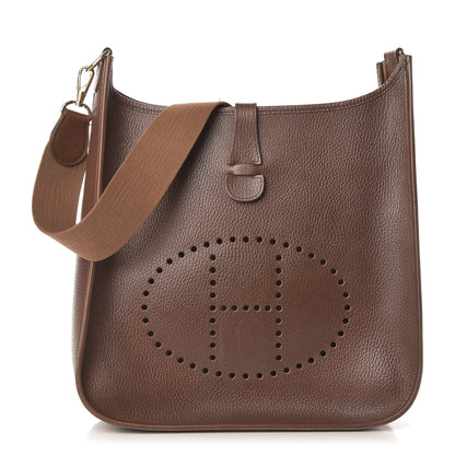 Hermes Ardennes Evelyne GM Noisette 1 of 11