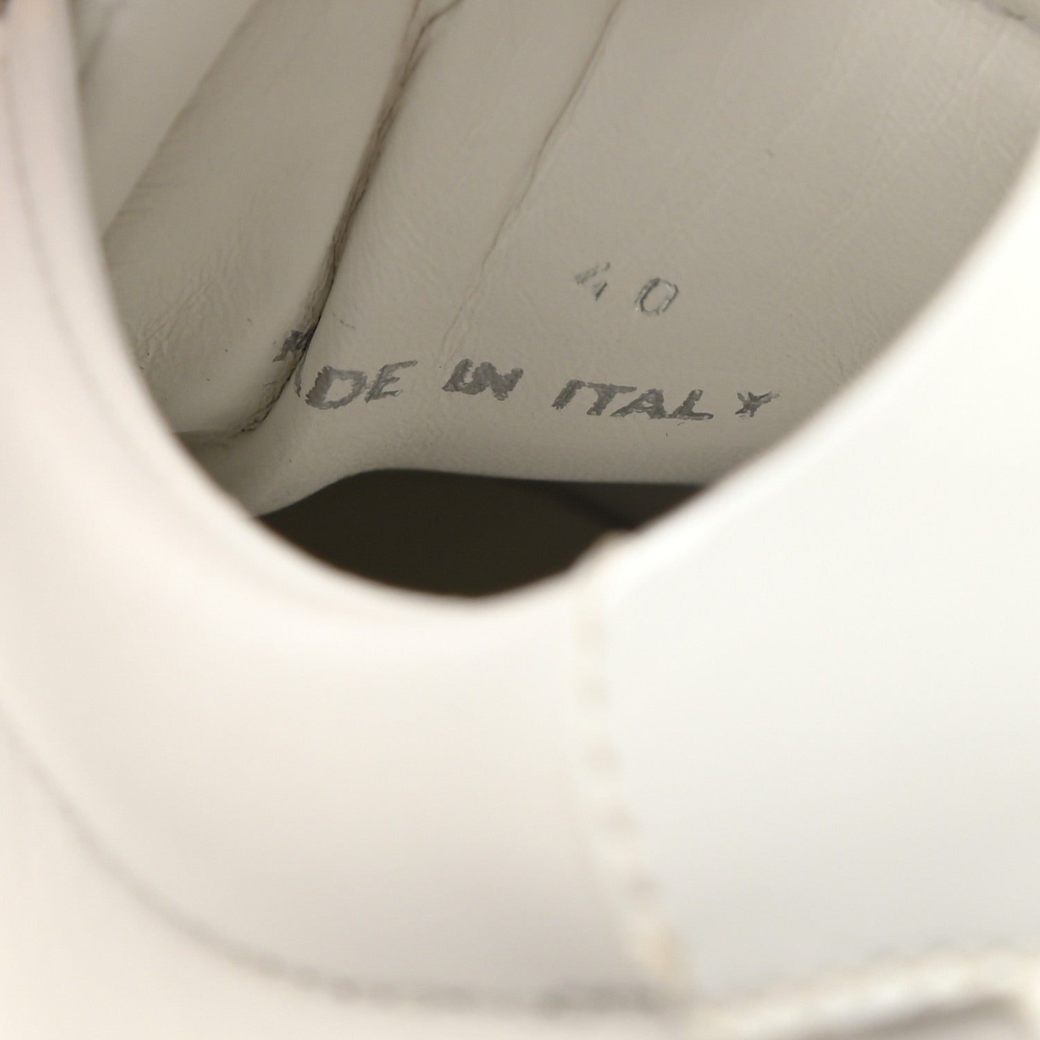 Jimmy Choo Calfskin Womens Diamond Low Top Sneaker 40 White 7 of 8