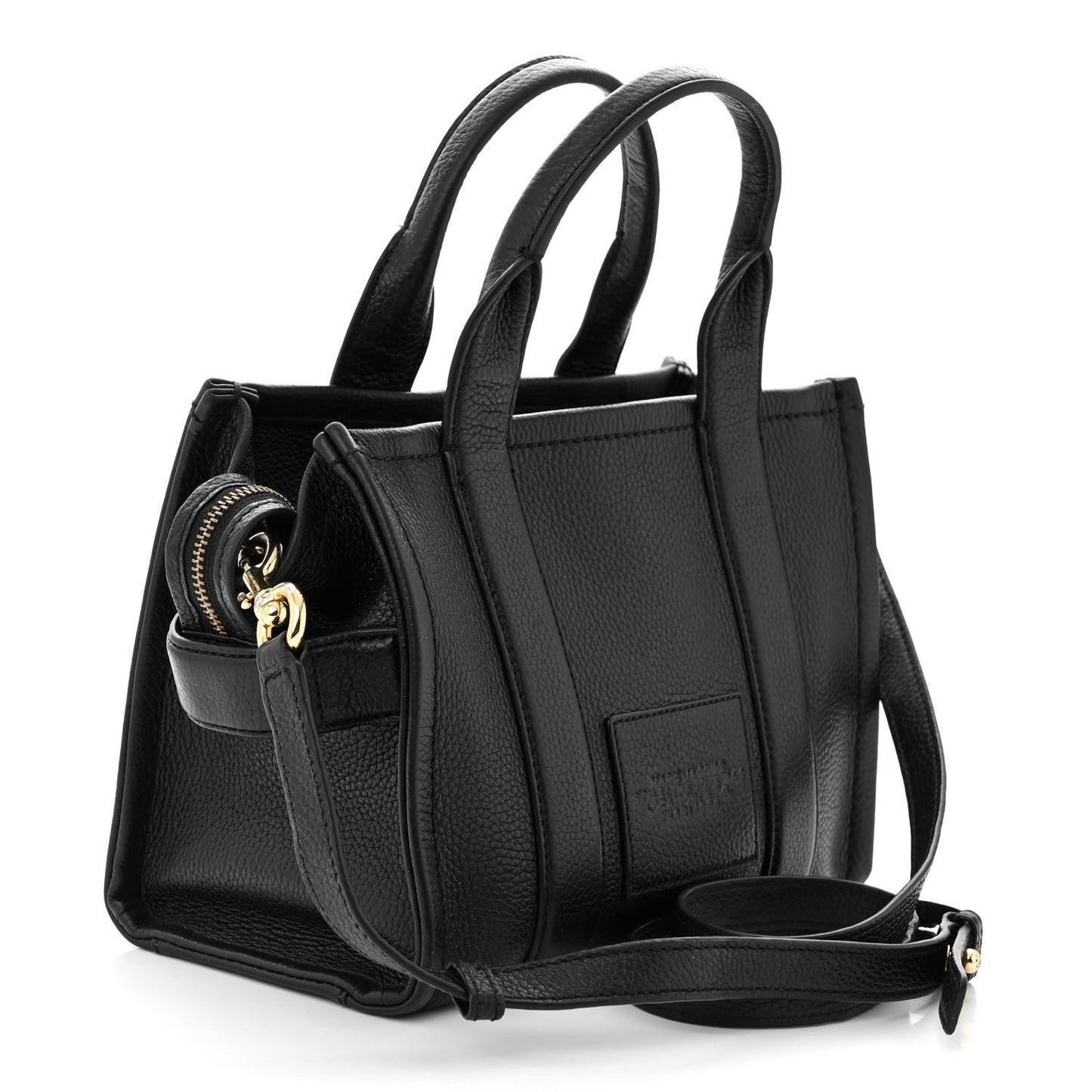 Grained Calfskin Small The Tote Bag Black