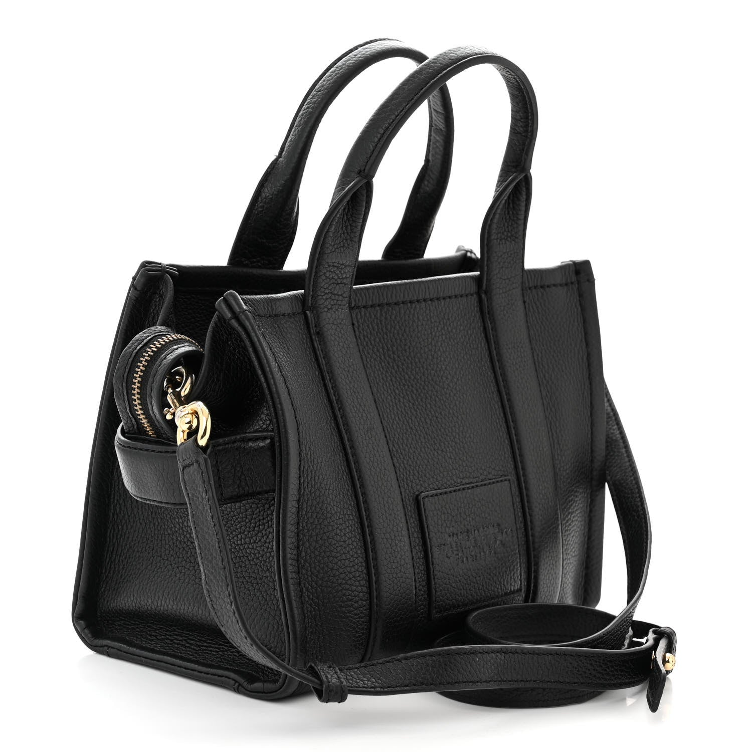 Marc Jacobs Grained Calfskin Small The Tote Bag Black 3 of 11