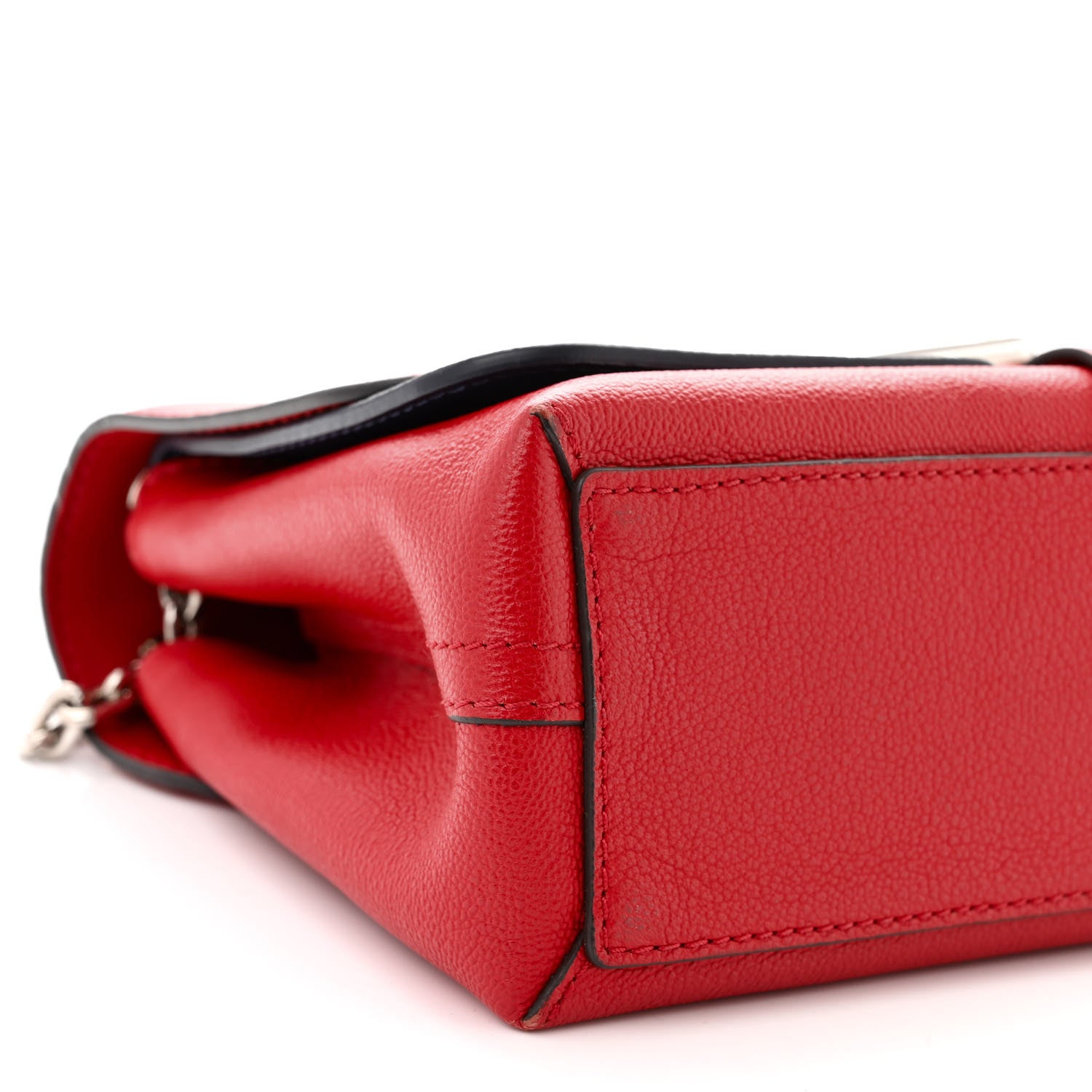 Louis Vuitton Monogram Cuir Plume Ecume Very Chain Bag Rouge Rubis 9 of 11