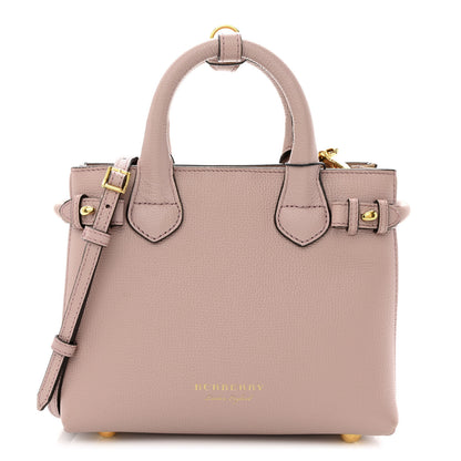 Burberry Grainy Calfskin House Check Baby Banner Tote Pale Orchid 1 of 13