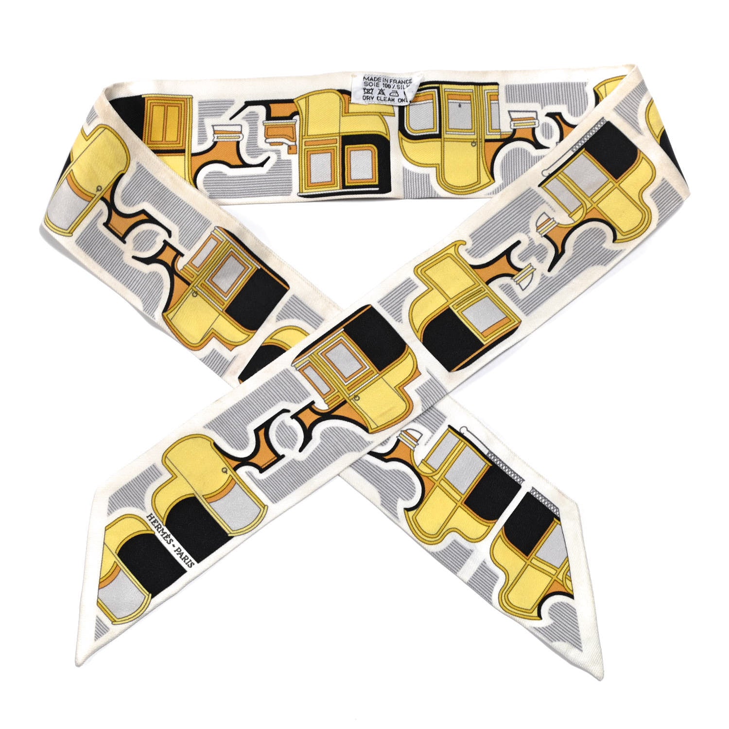 Hermes Silk Les Coupes Twilly 1 of 4