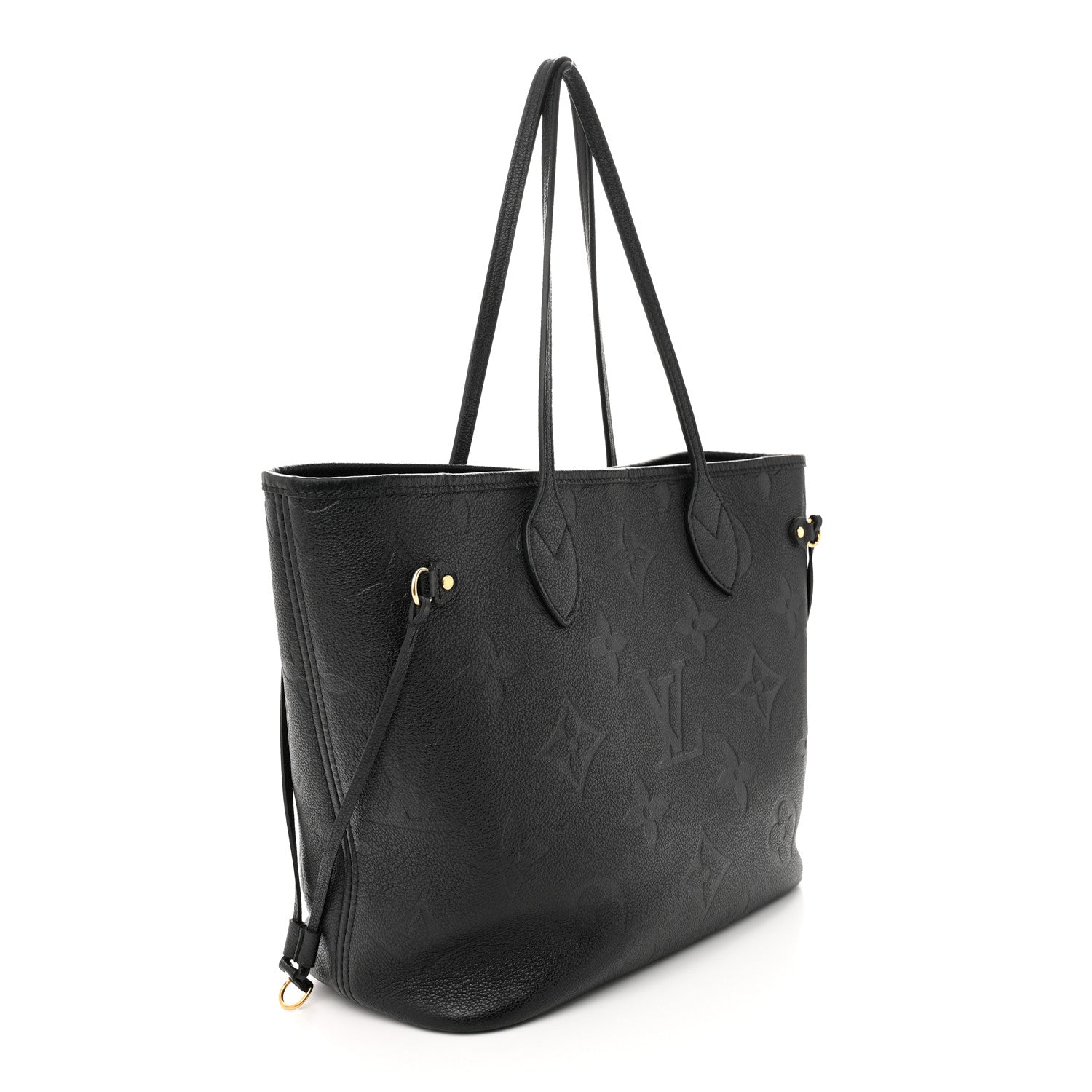 Louis Vuitton Empreinte Monogram Giant Neverfull MM Black 3 of 16