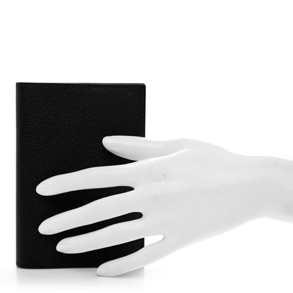 Hermes Epsom MC2 Passport Holder Black 2 of 8