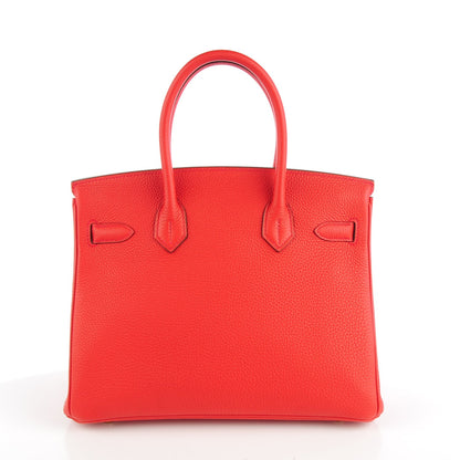 Hermes Togo Birkin 30 Geranium 4 of 21