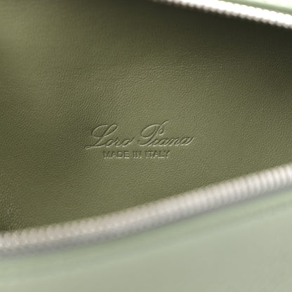 Loro Piana Grained Calfskin L19 Extra Pocket Pouch Sage Brush Leaves 6 of 10