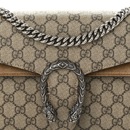 Gucci GG Supreme Monogram Small Dionysus Shoulder Bag Taupe 8 of 11