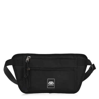 Balenciaga Sustainable Casual Nylon Weekend Belt Wallet Black 1 of 11