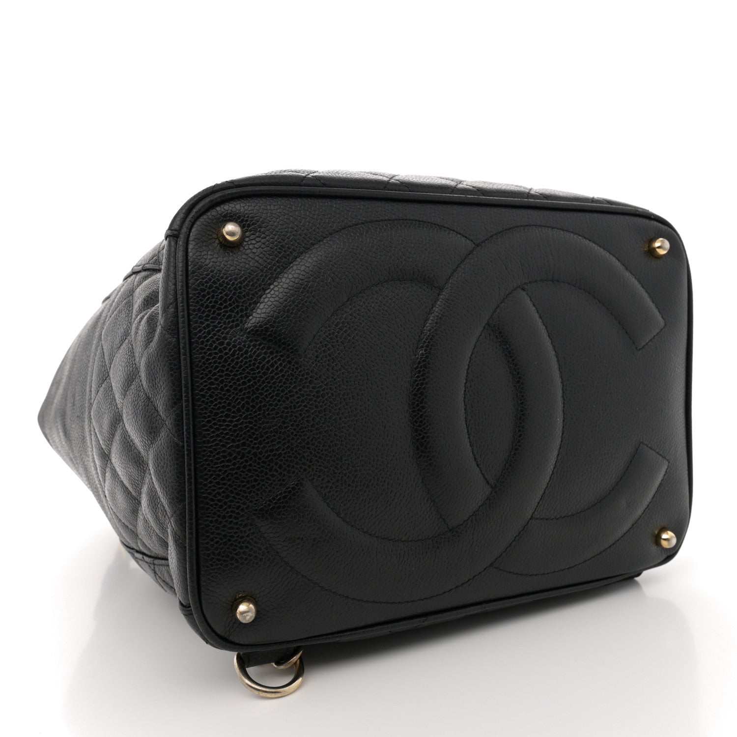 Chanel Caviar Quilted Drawstring Backpack Black 5 of 15