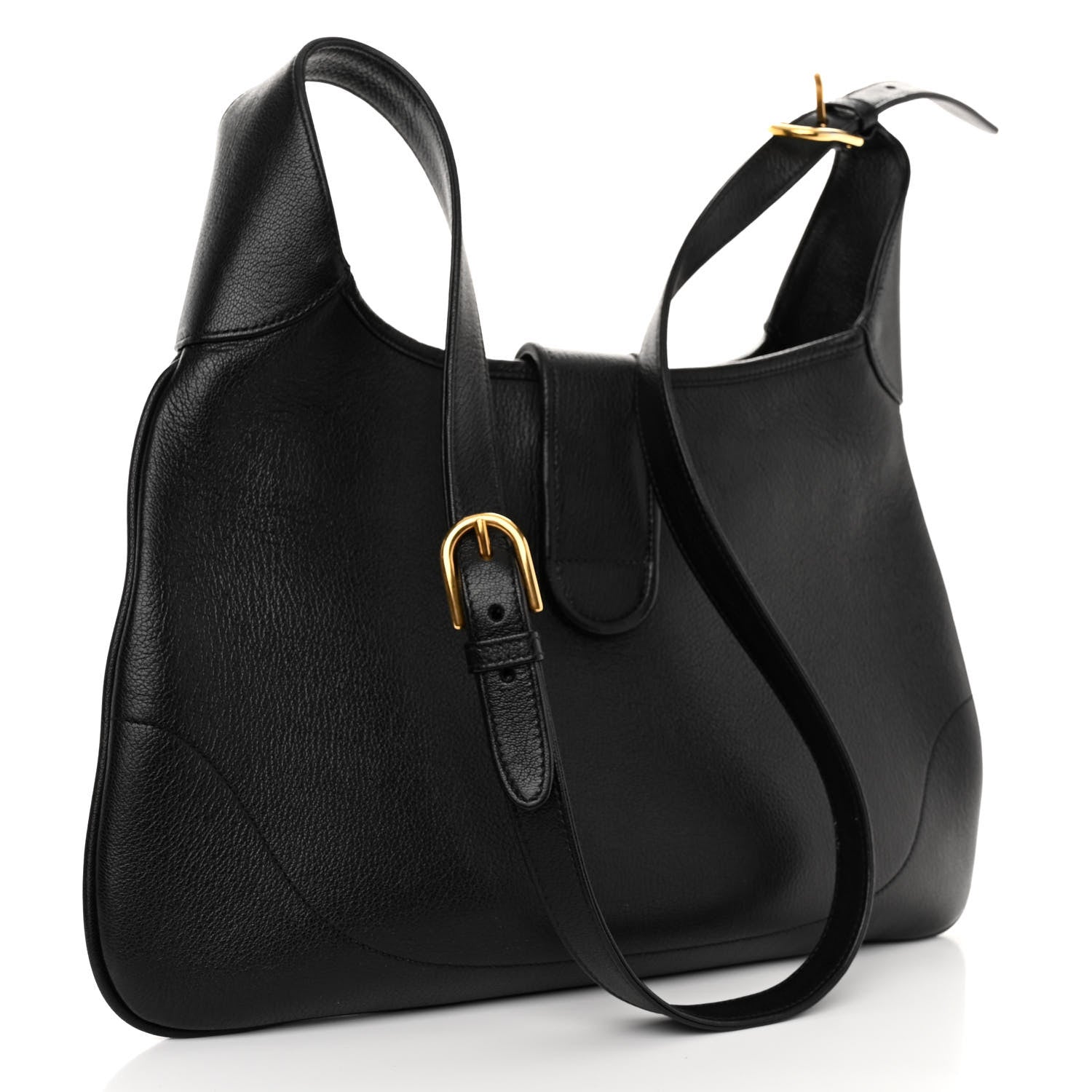 Gucci Goatskin Medium Aphrodite Shoulder Bag Black 3 of 9