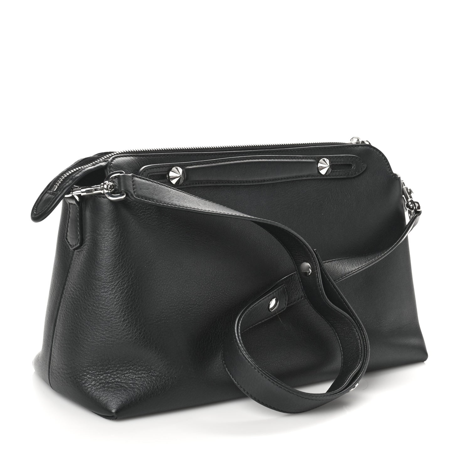 Vitello Dolce Large By The Way Boston Bag Black
