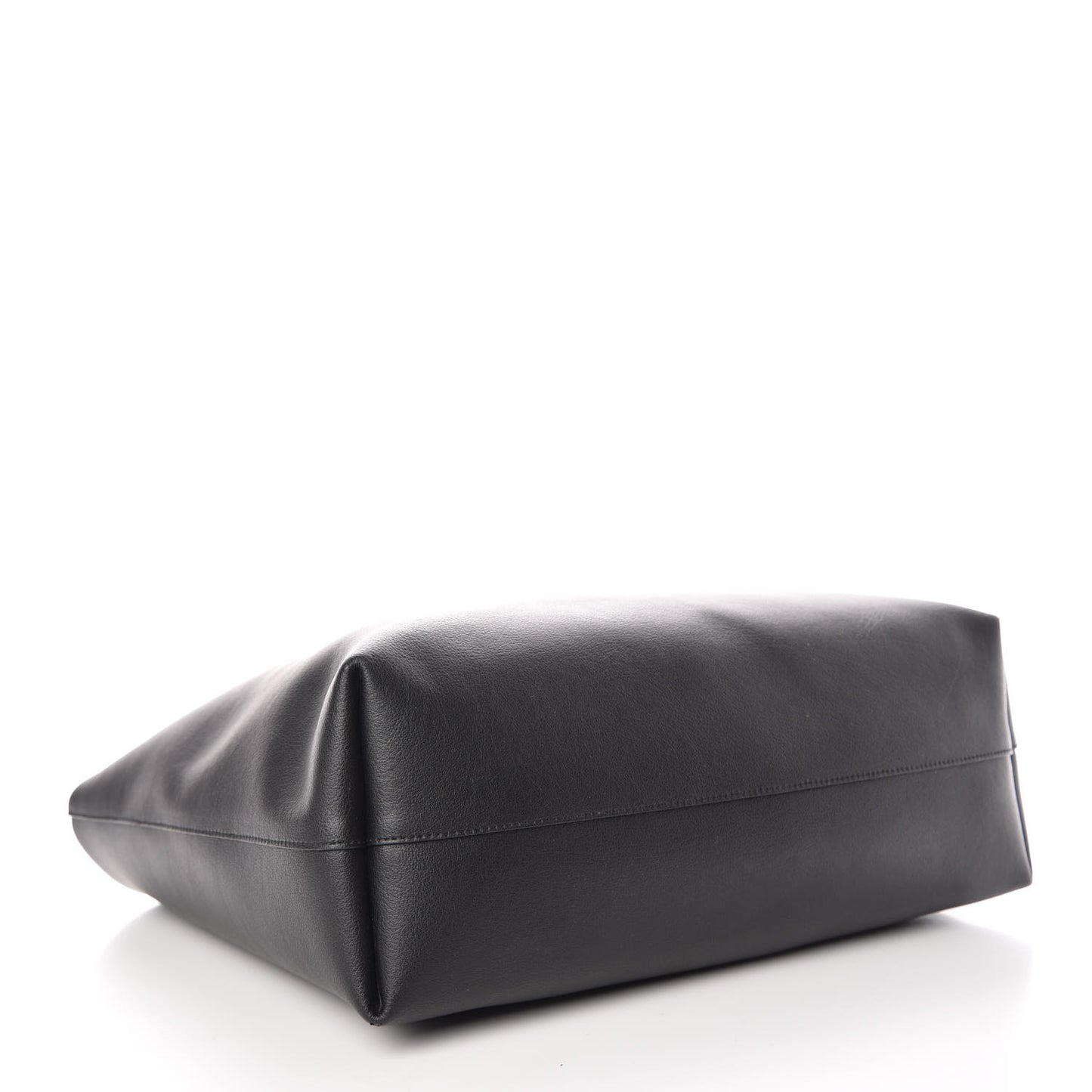 Calfskin Large Shopping Tote Black